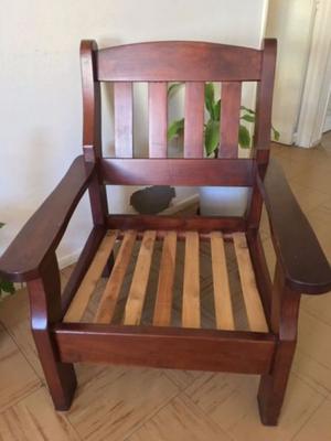 Oportunidad vendo sillones de algarrobo