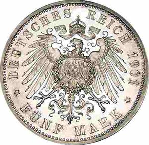Jmm Alemania Imperio: Gigante De Plata Prusia 5 Marcos !