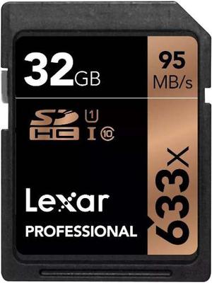 Memoria Lexar Sdhc 32gb Professional 633x Clase  Mb/s
