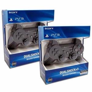 Par De Joystick Ps3 Sony Dualshock Original En Caja Cerrada