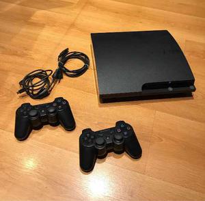 Play Station 3 Slim 320gb + 2 Joysticks Dualshock + 4 Juegos