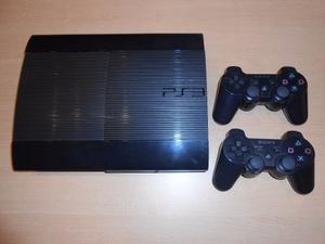 Playstation 3 Ultra Slim 500gb Ps3 Juegos Volante 2 Joystick