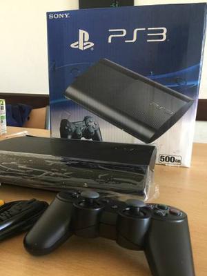 Playstation Superslim 3 Disco 500gb + 70 Juegos Varios