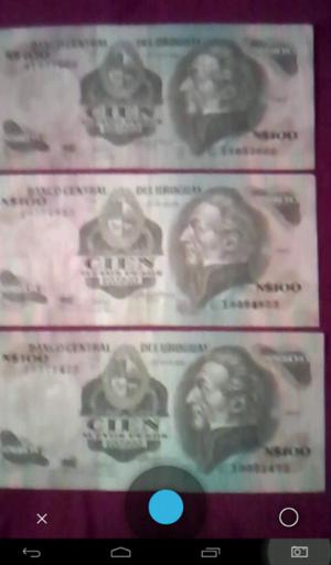 ANTIGUOS BILLETES DE LA R. O. DEL URUGUAY