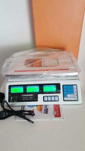 Balanza electrónica digital 40kgs.Recibo Tarjeta Visa 12