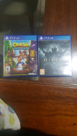 Crash Nsane trilogy + Diablo III Ultimate Evil ps4