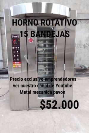 HORNO ROTATIVO DE 15 BANDEJAS