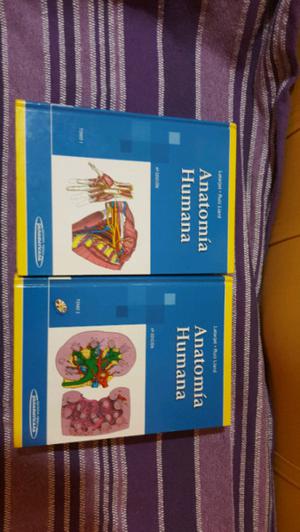 Libros de Anatomía humana.