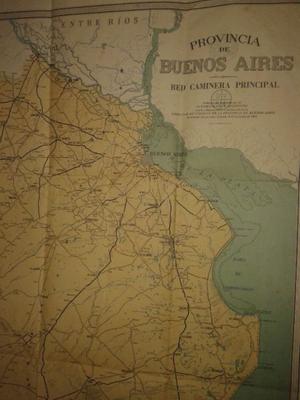Mapa ACA camino de accesoa ciudad Bs As y La Plata 