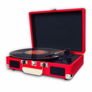 Tocadiscos Vintage Ookly Portatil Vinilo Mp3