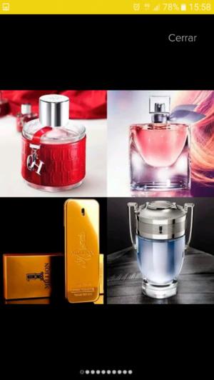Variedad en perfumes importados