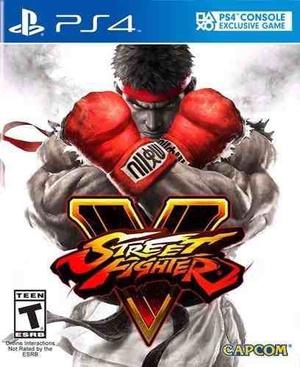 $ 550 Street Fighter V Ps4 Fisico Original Nuevo somos local