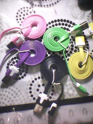 Cables usb a micro usb colores