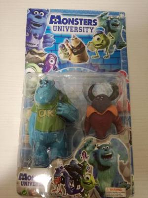 Muñecos Articulados Monster University Sullivan Y Roz