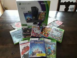 Vendo Xbox360 Con Kinect, 2 Joystic Y 10 Juegos