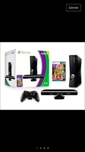 Xbox 360 Kinect Joystick Juegos Flameada Con Caja