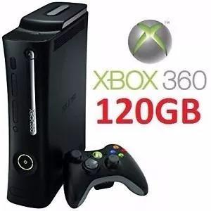 Xbox 360 Slim Console 120gb Chipeada 2.0 Funciona Ok Mbuena