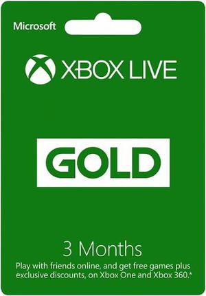 Xbox Live Gold 3 Meses | Psntech