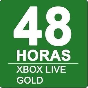 Xbox Live Membresia 48 Hs 2 Dias Codigo One 360 Ya
