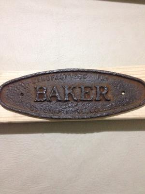 Antigua Marca Baker del ferrocarril