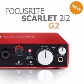 Focusrite Scarlett 2i2 Placa De Audio Usb Grabacion 2da Gen