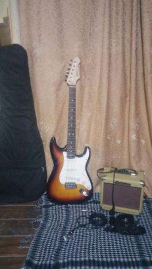 VENDO COMBO DE GUITARRA+AMPLI DE 10W!