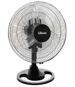 Ventilador De Mesa Liliana w Cromado Orbital 75 W