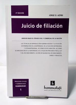 Azpiri, Jorge - Juicio De Filiación. 4ta Edición. 