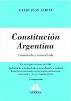 Constitución Comentada Argentina. Zarini, Helio
