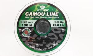 Nylon Tanza Camouline Ottoni C/100mts Japon 0.35 Mm 15.6 Kg