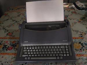 Una maquina de escribir