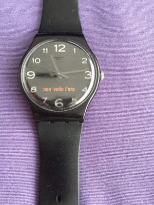 Vendo Reloj Swatch Negro edicion Non Vedo L'ora - Buen