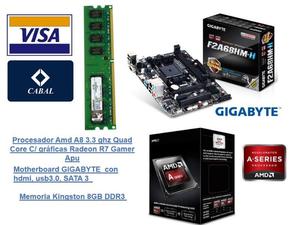 kit de renovacion AMD A8, ideal juegos