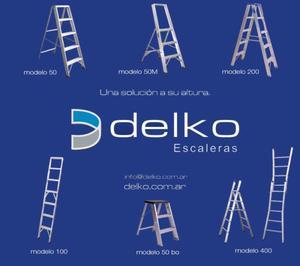 Fabrica escaleras de aluminio Delko industria nacional