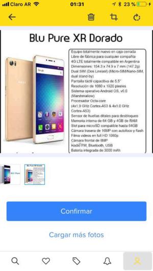 Smartphone importado Blu pure...