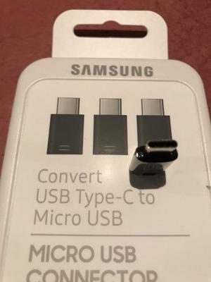 Adaptador S8 Micro Usb Type C Samsung 100 % Original Adapta