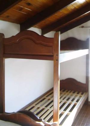 Cama cucheta. Algarrobo
