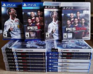FIFA y PES 18 para PS3 y PS4 NUEVOS