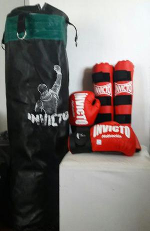 Guantes +tibiales +bolsa De 120cm Super Oferta