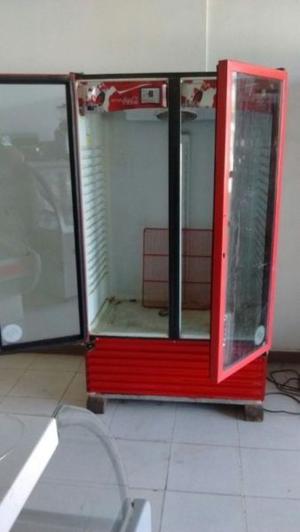 Heladera vertical para gaseosa dos puertas