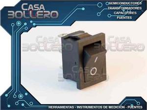 Llave On Off Tecla 3a 250v 6a 125v - 19mm X 13mm