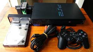 Ps2 Playstation 2 C Network Adapter + Hdd 320 Gb + 74 Juegos