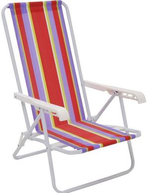 Silla Reposera Plegable 4 Posiciones Playa Reforzada Oferta