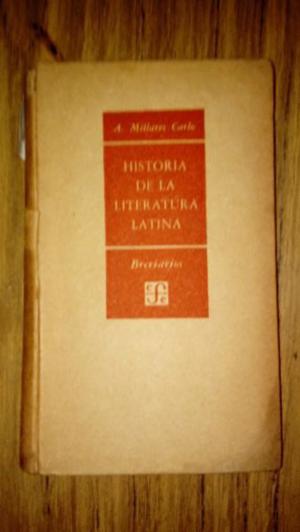 historia de la literatura latina de a. millares carlo