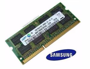 2 Memorias Ram Samsung 2gb Ddr3 1rx8 Pc3 Sodimm Notebook