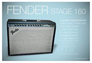 Amplificador De Guitarra Fender Stage 160wts 2x12 Celestion