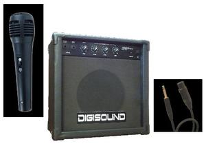 Karaoke Amplificador Digisound 20 W + Microfono + Cable