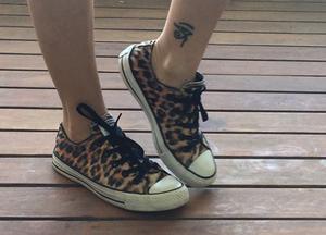 Zapatillas all Star leopardo