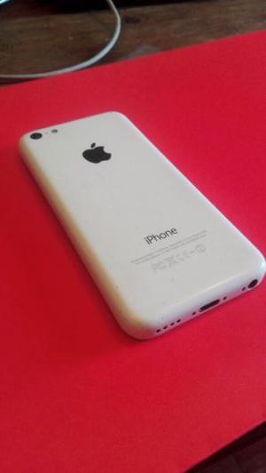 iPhone 5c usado liberado.16 GB color blanco