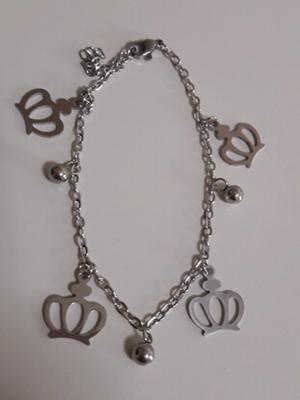 pulsera acero coronas